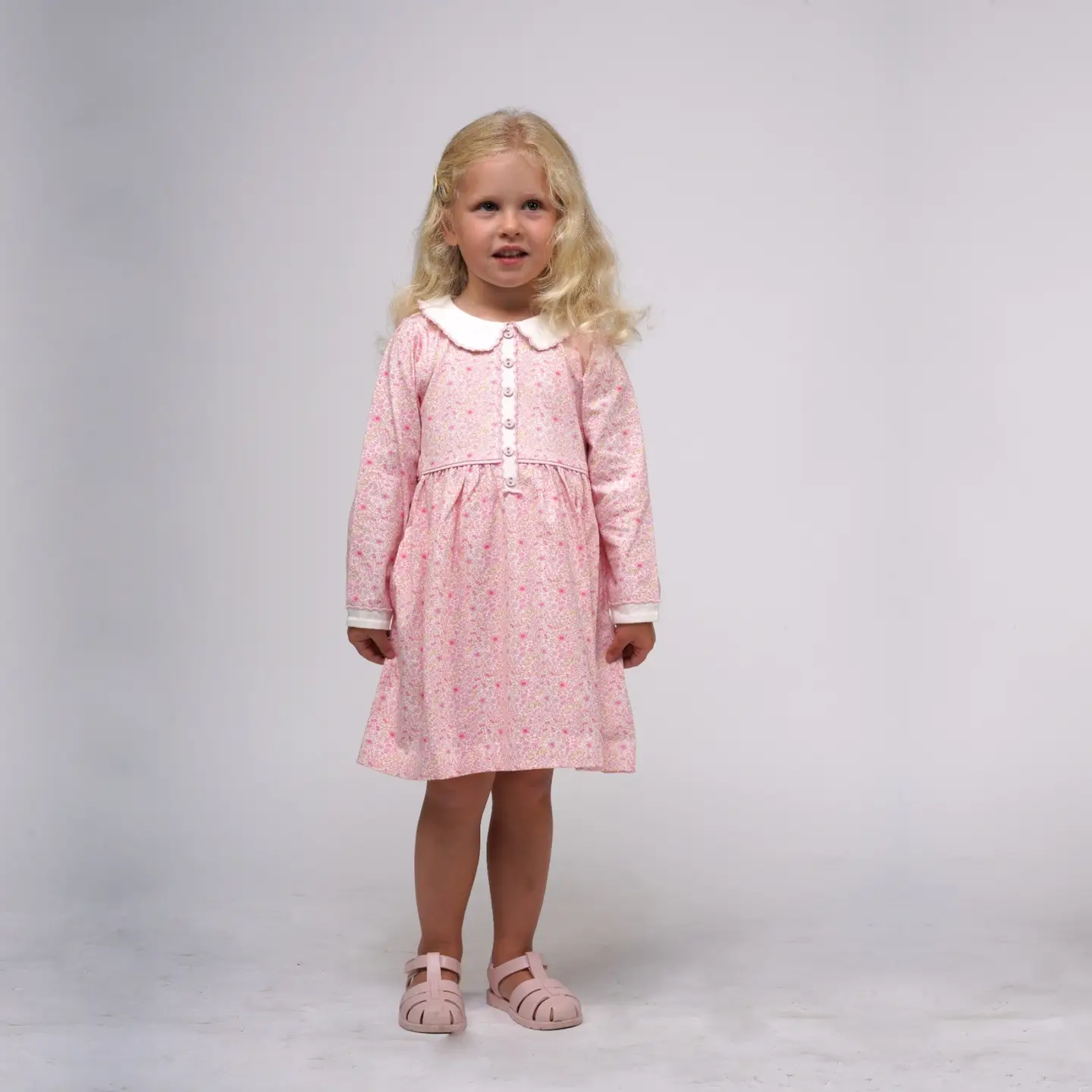 50's Little Darling Dress | Ditsy Pink