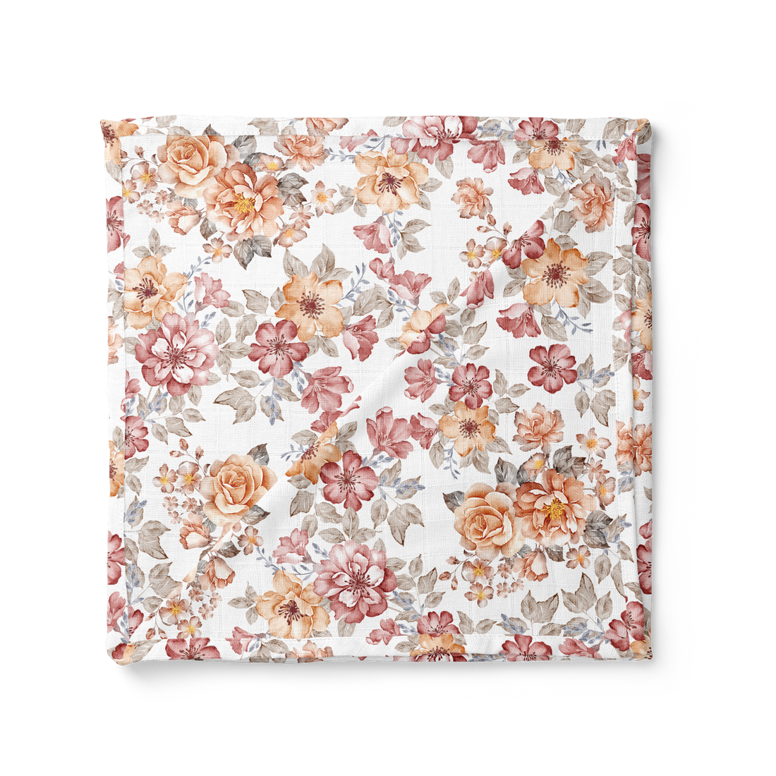 Sunset Floral Swaddle Feather Sprout
